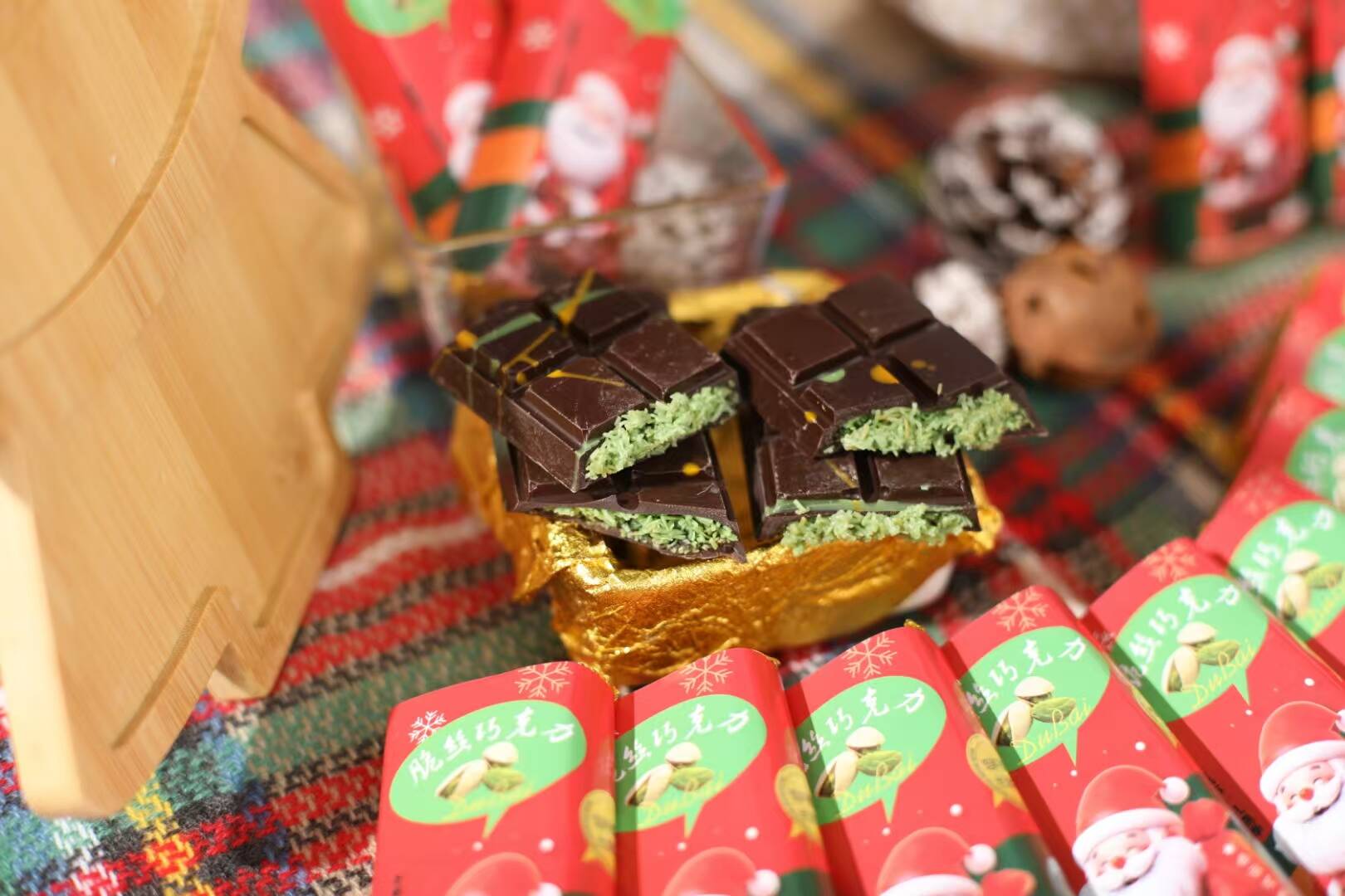 迪拜風(fēng)味巧克力 50g  爆品！  圣誕款(圖3)